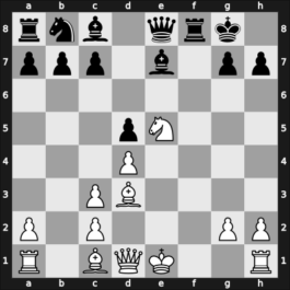 1949 Budapest-Moscow – Round 10 – Florian, Tibor – 0-1 – Lilienthal, Andor – G76