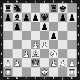 1949 Budapest-Moscow – Round 14 – Barcza, Gedeon – 0-1 – Simagin, Vladimir – G105