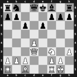 1949 Budapest-Moscow – Round 16 – Bronstein, David I – 1-0 – Tipary, Lajos – G114