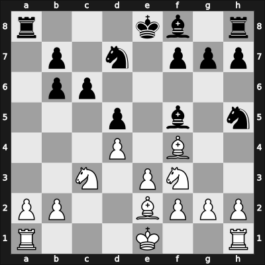 1949 CSR-NED Prague CZE – Round 2 – Henneberke, Frans – 1/2-1/2 – Opocensky, Karel – G6