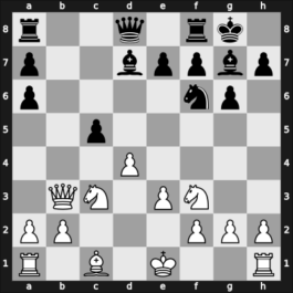 1949 CZE-AUT Prague CZE – Round 1 – Gruenfeld, Ernst – 0-1 – Pachman, Ludek – G4