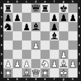 1949 GBR Ch 36th – Round 11.1 – Tylor, Theodore Henry – 1/2-1/2 – Golombek, Harry – G45
