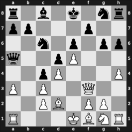 1949 GER Ch 13th – Round 2 – Richter, Kurt P – 1/2-1/2 – Hoenlinger, Baldur – G6