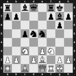 1949 GER Ch 13th – Round 5 – Brinckmann, Alfred – 0-1 – Rellstab, Ludwig – G15