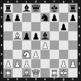 1949 GER Ch 13th – Round 8 – Rellstab, Ludwig – 1-0 – Siegel Paul – G20