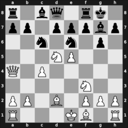 1949 GER Ch Bad Pyrmont GER – Round 1 – Unzicker, Ferdinand, Dr. – 1/2-1/2 – Eisinger Max – G2