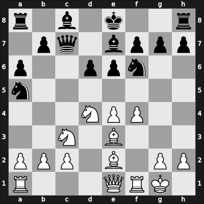 1949 GER Ch Bad Pyrmont GER – Round 1 – Unzicker, Ferdinand, Dr. – 1-0 – Gilg, Karl – G3