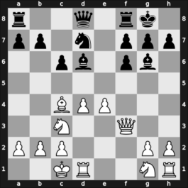 1949 GER Ch Bad Pyrmont GER – Round 7 – Rautenberg, Wilhelm – 1-0 – Carls, Carl – G6