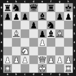 1949 GER Ch Bad Pyrmont GER – Round 9 – Troeger, Paul – 0-1 – Kieninger, Georg – G7