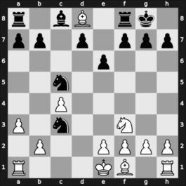 1949 Hastings4950 – Round 1 – Wood, Beau – 1/2-1/2 – Euwe, Max – G3