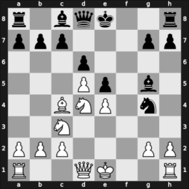 1949 Hastings4950 – Round 3 – Barda, Olaf – 0-1 – Rossolimo, Nicolas – G10