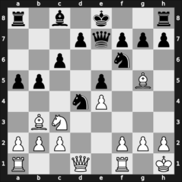 1949 JUG Ch – Round 12 – Ivkov, Borislav – 0-1 – Tomovic, Vasilje – G52