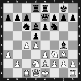 1949 Leningrad – Round 1 – Zamikhovsky, Abram – 1/2-1/2 – Ravinsky, Grigory – G6