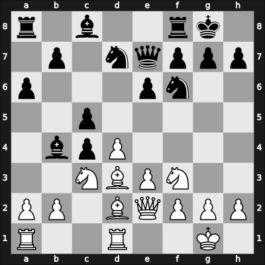 1949 Leningrad – Round 1 – Krogius, Nikolai V – 1/2-1/2 – Bondarevsky, Igor – G7