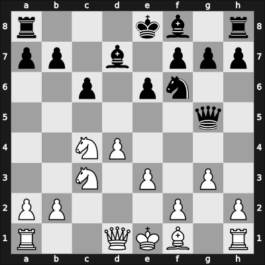 1949 Leningrad – Round 1 – Bondarevsky, Igor – 1-0 – Shamaev, Leonid – G8