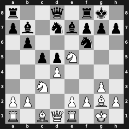 1949 Leningrad – Round 1 – Kuzminykh, Evgeny – 1/2-1/2 – Lisitsin, Georgy – G10