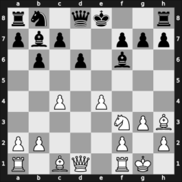 1949 Leningrad – Round 1 – Tarasov, Vitaly – 1/2-1/2 – Koblencs, Alexander – G13