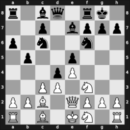 1949 Leningrad – Round 3 – Dubinin, Peter – 1/2-1/2 – Tarasov, Vitaly – G38