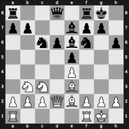1949 Leningrad – Round 8 – Ufimtsev, Artemiy – 1/2-1/2 – Koblencs, Alexander – G63