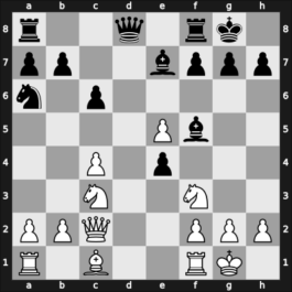 1949 Leningrad – Round 8 – Zagorovsky, Vladimir – 1/2-1/2 – Shamaev, Leonid – G64