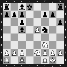 1949 Leningrad – Round 10 – Zagorovsky, Vladimir – 1/2-1/2 – Ravinsky, Grigory – G76