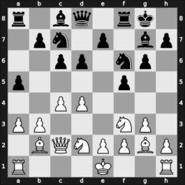 1949 Leningrad – Round 11 – Zamikhovsky, Abram – 0-1 – Kuzminykh, Evgeny – G79