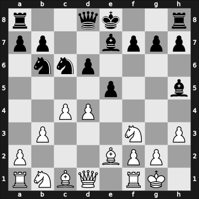 1949 Leningrad – Round 11 – Taimanov, Mark E – 1-0 – Kopylov, Igor – G84