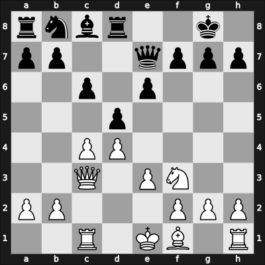 1949 Leningrad – Round 12 – Krogius, Nikolai V – 1/2-1/2 – Zagoriansky, Evgeny – G86