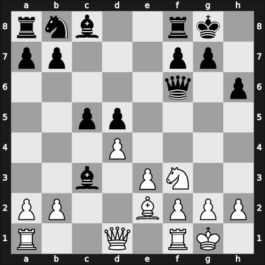 1949 Leningrad – Round 12 – Lisitsin, Georgy – 1/2-1/2 – Ravinsky, Grigory – G87