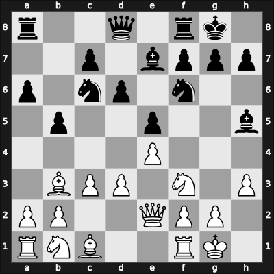 1949 Leningrad – Round 12 – Dubinin, Peter – 0-1 – Taimanov, Mark E – G90