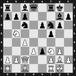 1949 Mar del Plata – Round 1 – Iliesco, Juan – 1/2-1/2 – Eliskases, Erich – G24
