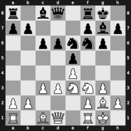 1949 Mar del Plata – Round 1 – Eliskases, Erich – 1/2-1/2 – Pomar Salamanca, Arturo – G30