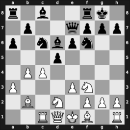 1949 Mar del Plata – Round 9 – Lasker, Emanuel – 0-1 – Michel, Paul – G83