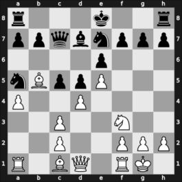 1949 Mar del Plata – Round 9 – Eliskases, Erich – 1/2-1/2 – Rossetto, Hector – G86