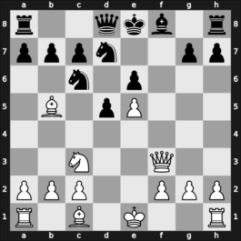 1949 Mar del Plata – Round 10 – Benko, Francisco – 1/2-1/2 – Guimard, Carlos E – G94
