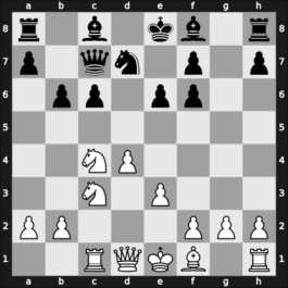 1949 Mar del Plata – Round 11 – Luckis, Marcos – 1/2-1/2 – Benko, Francisco – G96
