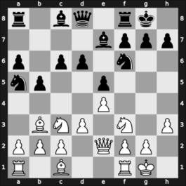 1949 Mar del Plata – Round 12 – Maderna, Carlos – 1/2-1/2 – Michel, Pascal – G108