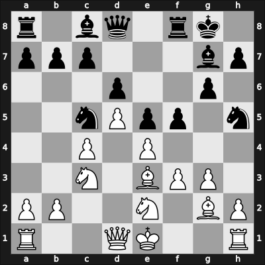 1949 Moscow – Round 1 – Zagoriansky, Evgeny – 1-0 – Panov, Vasily – G13