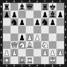 1949 Moscow – Round 1 – Terpugov, Evgeny – 1/2-1/2 – Panov, Vasily – G16