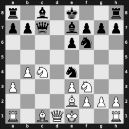 1949 Moscow – Round 1 – Konstantinopolsky, Alexander – 1-0 – er-Trupan, V. – G20