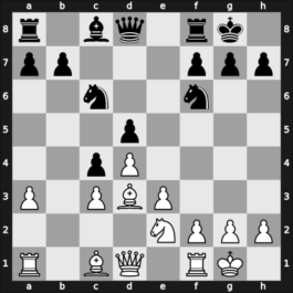 1949 Moscow Ch – Round 1 – Lilienthal, Andor – 1/2-1/2 – Abramov, Lev – G3