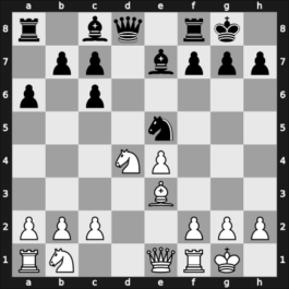 1949 Moscow Ch – Round 1 – Bonch-Osmolovsky, Mikhail – 0-1 – Estrin, Yakov – G28