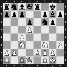 1949 Moscow RUS – Round 1 – Averbakh, Yuri L – 1-0 – Lilienthal, Andor – G6