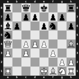 1949 Moskou ch-URS – Round 1 – Geller, Efim P – 1/2-1/2 – Smyslov, Vladimir – G55