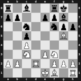 1949 Moskou ch-URS – Round 1 – Levenfish, Grigory – 1/2-1/2 – Boleslavsky, Isaac – G73
