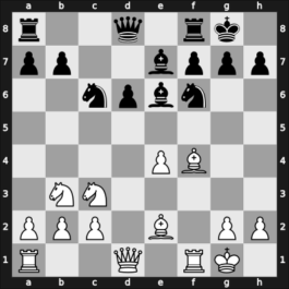 1949 Moskou ch-URS – Round 1 – Bronstein, David I – 1-0 – Levenfish, Grigory – G99