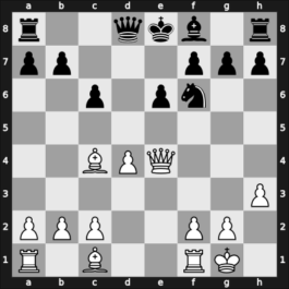 1949 Moskou ch-URS – Round 1 – Kholmov, Ratmir D – 1/2-1/2 – Goldberg, Grigory A – G109
