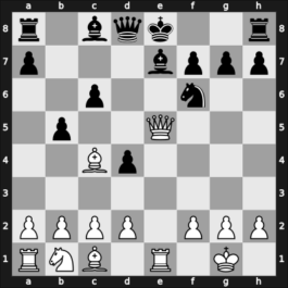 1949 Moskou ch-URS – Round 1 – Geller, Efim P – 0-1 – Kholmov, Ratmir D – G113