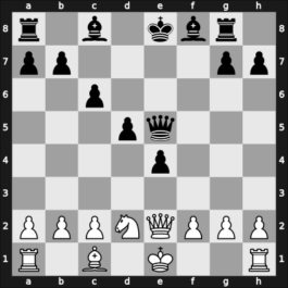 1949 Moskou ch-URS – Round 1 – Kholmov, Ratmir D – 0-1 – Bronstein, David I – G114