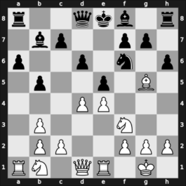 1949 Oldenburg – Round 1 – Unzicker, Ferdinand, Dr. – 1-0 – Saemisch, Friedrich – G6